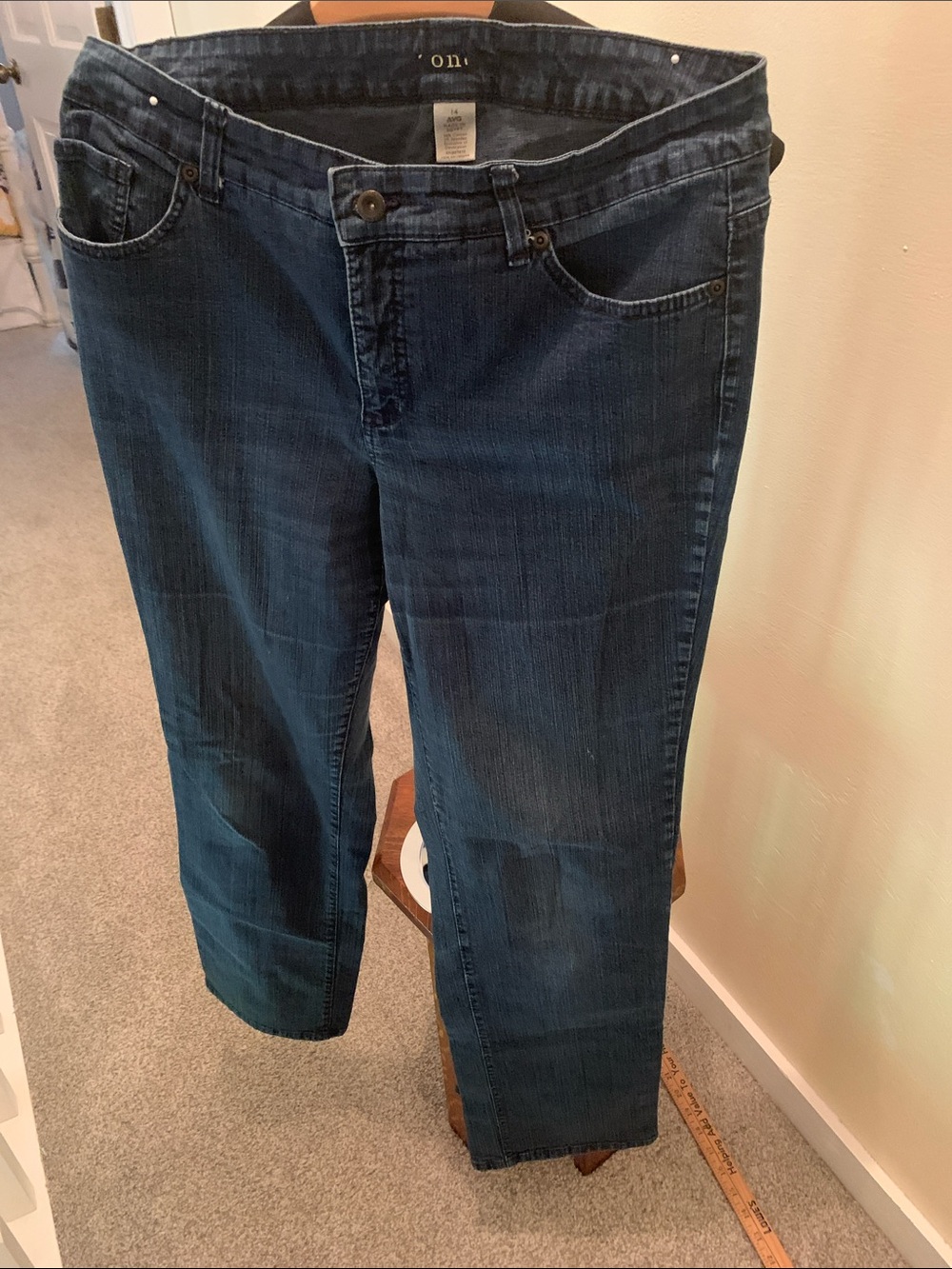 Sonoma Dark Blue Straight Leg Jeans